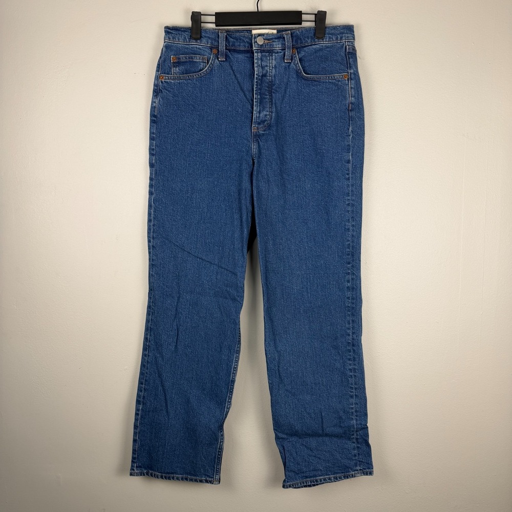 Universal Thread Jeans Women 10 (31x28)Blue Denim High-Rise Classic Straight Leg